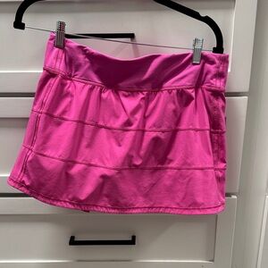 Lululemon Athletica Vibrant Pink Mini Skirt